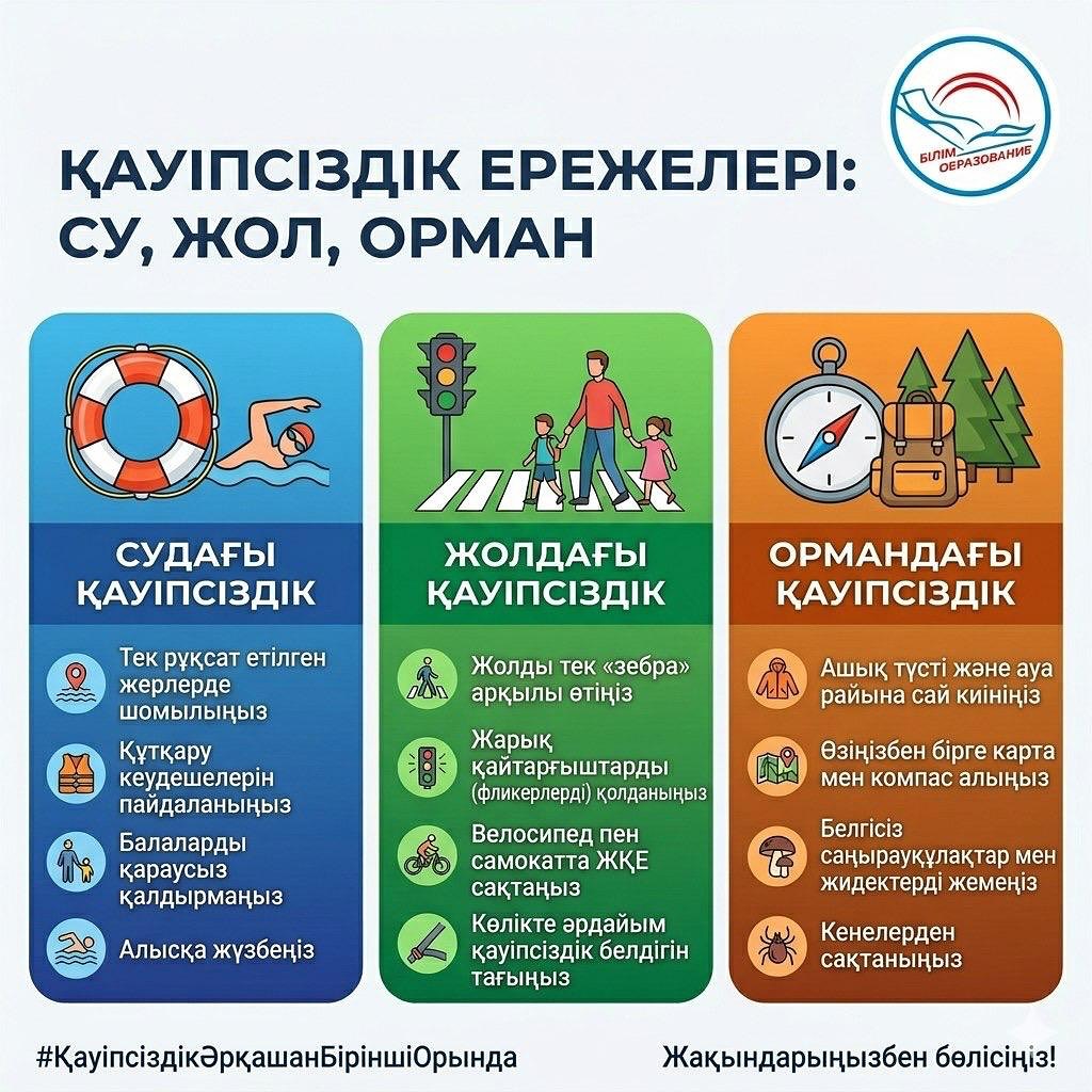 Құрметті ата-аналар! Балалардың қауіпсіздігі ең алдымен ересектердің назарлығы мен жауапкершілігіне&hellip;